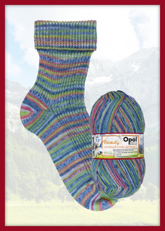 Opal Beauty 2 Bergwelten 4-ply 100g col. 11151 Hochalpin