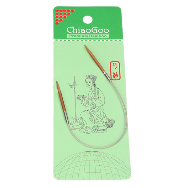 ChiaoGoo Circular Knitting Needle Bamboo Patina 23-100 cm