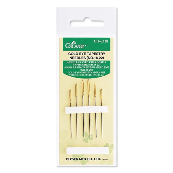 Clover Gold Eye Tapestry Needle (No. 18-22)