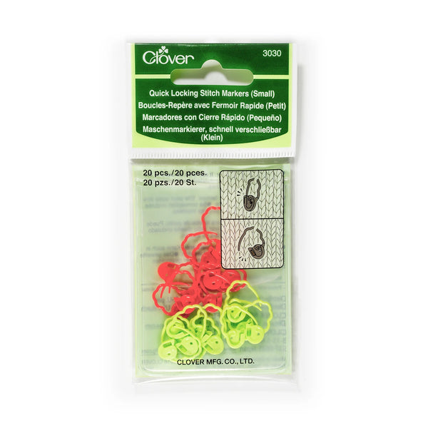 Clover Quick Locking Stitch Markers S/M/L