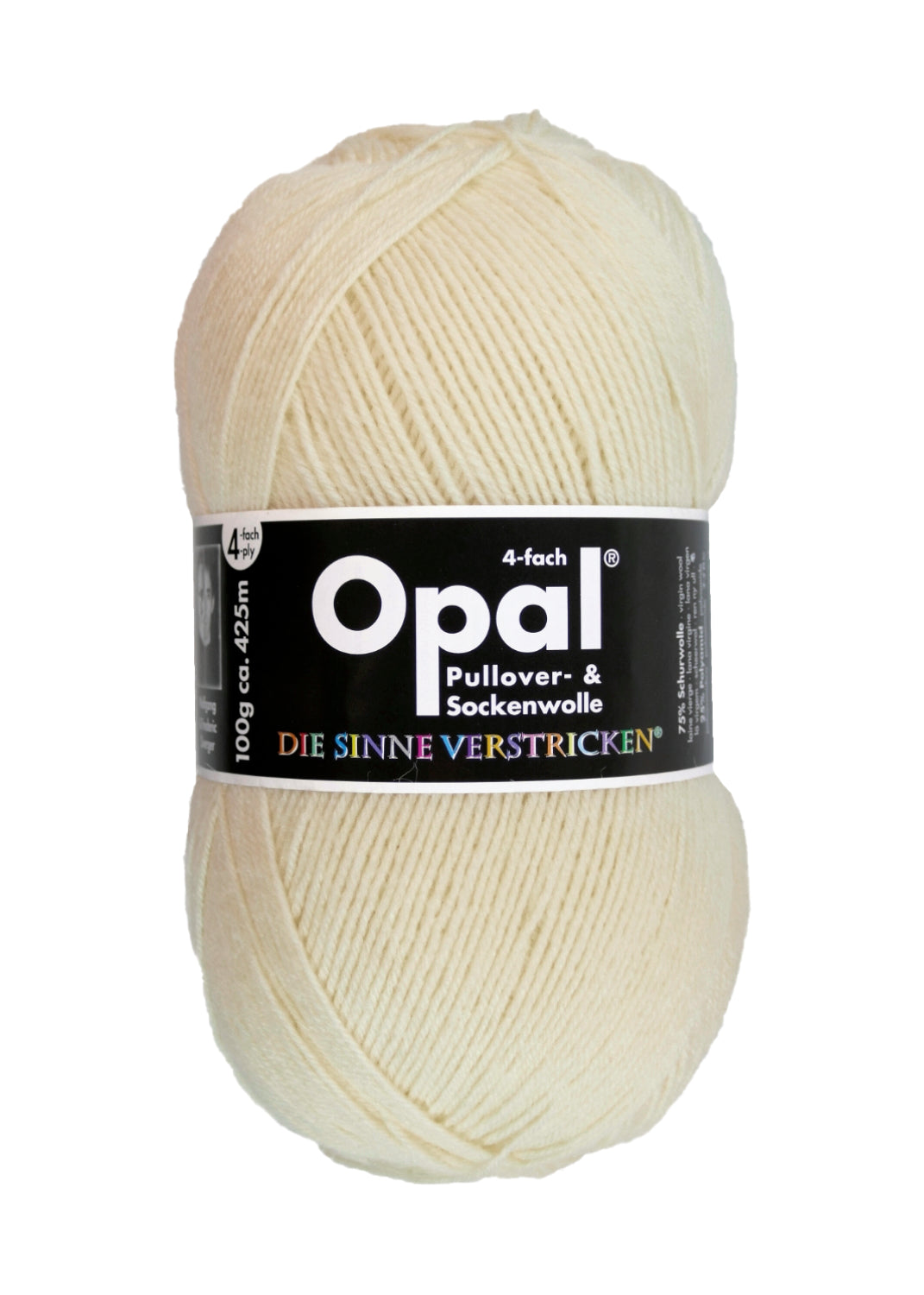Opal Sock Yarn Solid 4-ply 100g – SEW-shop