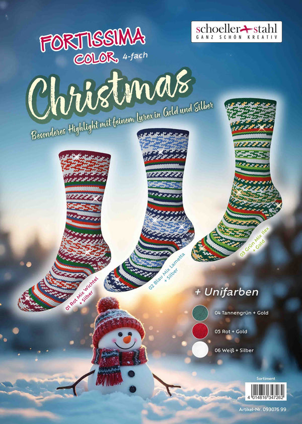 Fortissima Color Christmas 4-ply 100g