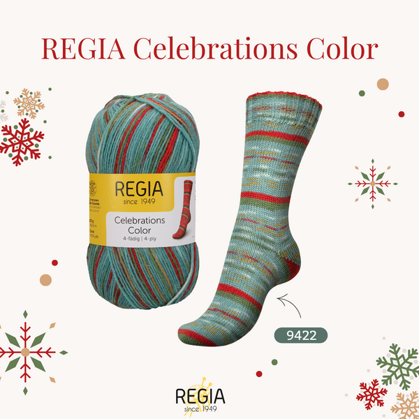 REGIA Celebrations Color col.9422 4-ply 100g