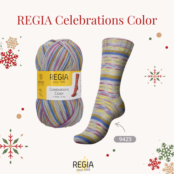 REGIA Celebrations Color col.9423 4-ply 100g