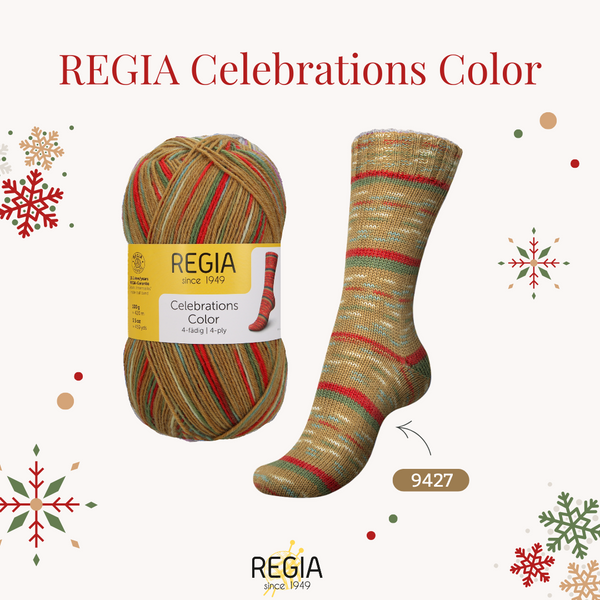 REGIA Celebrations Color col.9427 4-ply 100g