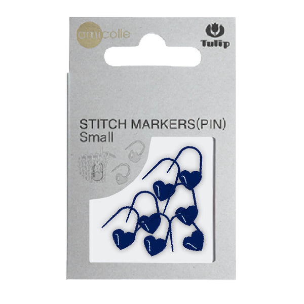 Tulip stitch markers heart small