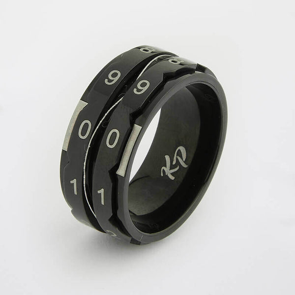 KnitPro Row counter ring black