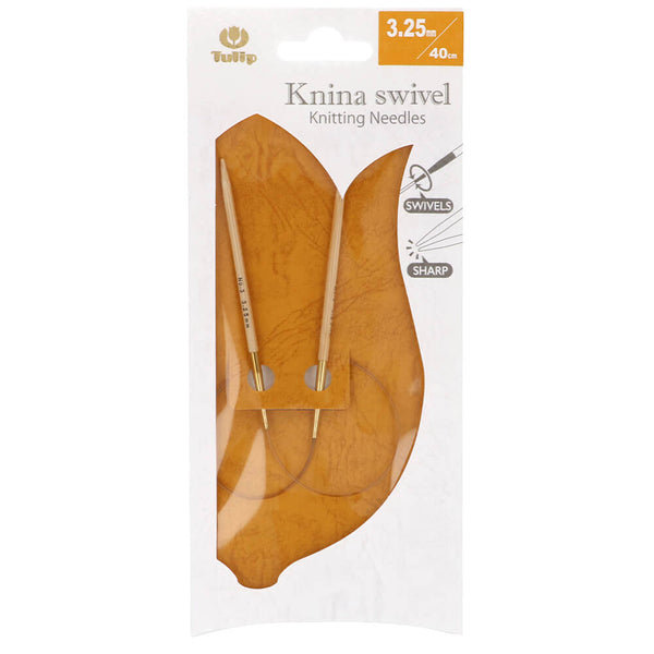 Tulip Knina Swivel Bambus Circular Knitting Needle 40-100cm