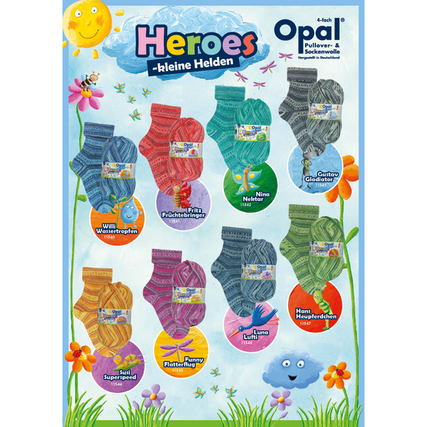Opal Heroes 4-ply 100g