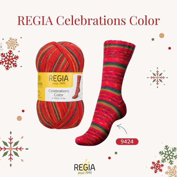 REGIA Celebrations Color col.9424 4-ply 100g