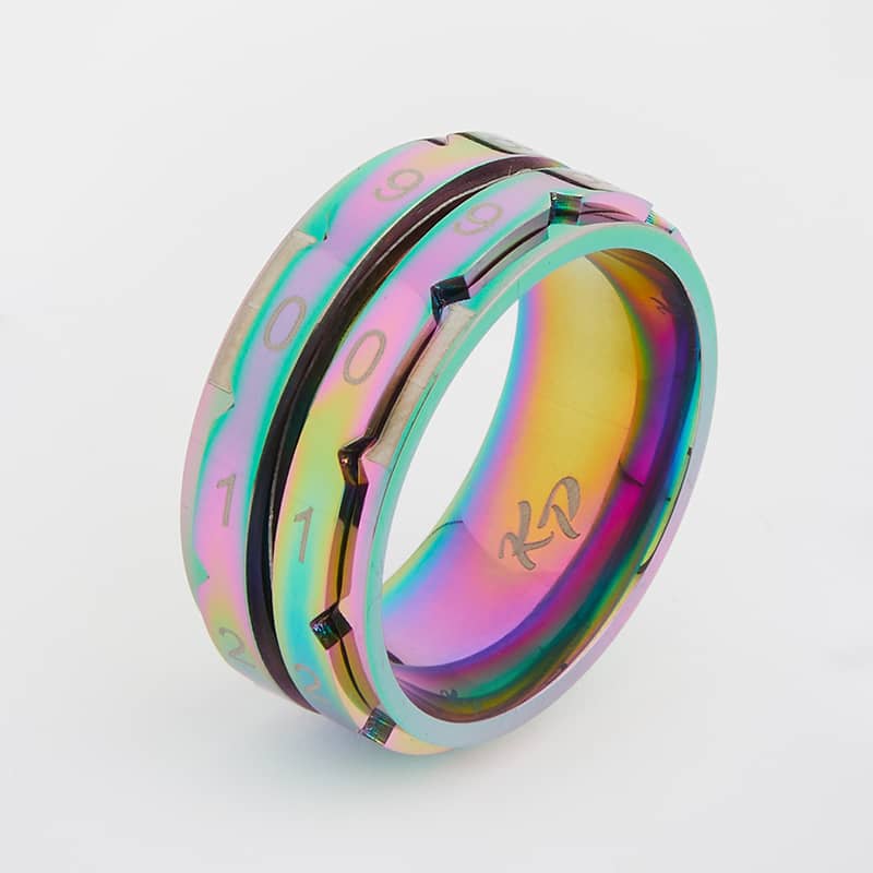 KnitPro Row counter ring rainbow – SEW-shop