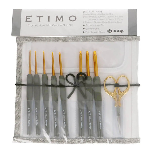 Tulip Etimo Premium Gold Crochet Hook Set 2,0 - 6,0 mm