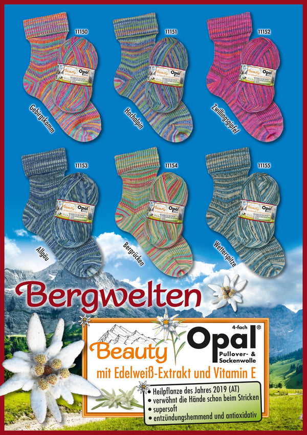 Opal Beauty 2 Bergwelten 4-ply 100g