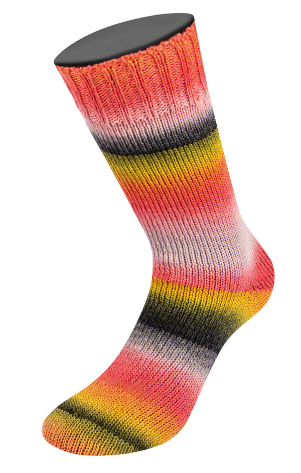 Lana Grossa MEILENWEIT COLOR MIX MULTI 4-ply 100g