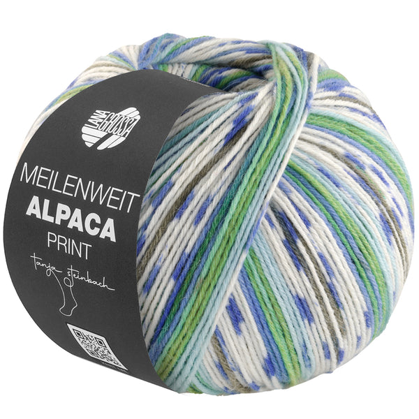 Lana Grossa MEILENWEIT 6-fach 150g Alpaca Uni & Print