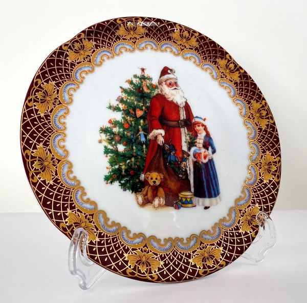 Reutter Porzellan - Porcelain Santa Cookie Decor Plate