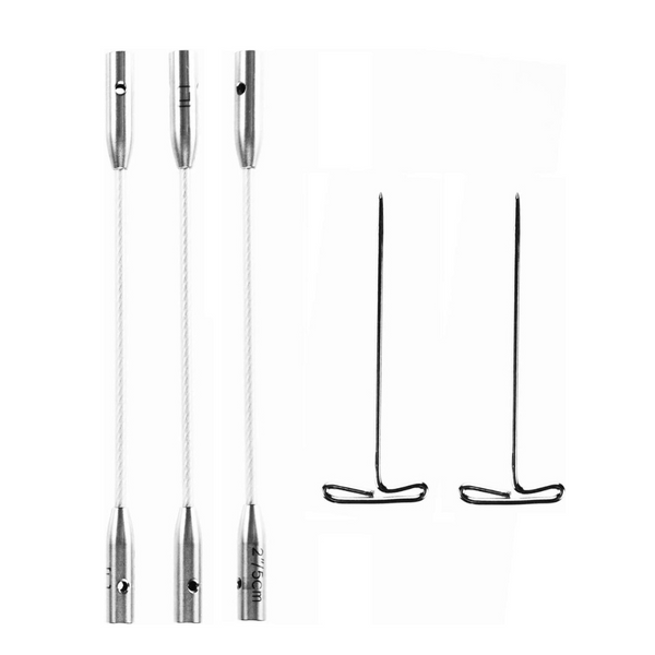 ChiaoGoo SWIV360 Silver Cables Small/Large 3х5 cm