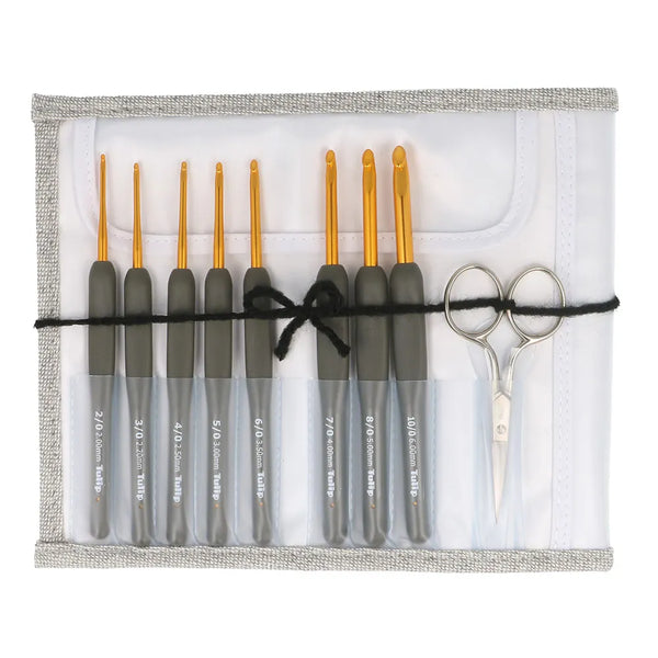 Tulip Etimo Premium Silver Crochet Hook Set 2,0 - 6,0 mm