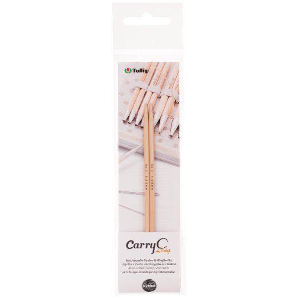 Tulip CarryC Long Interchangeable Bamboo Knitting Needles